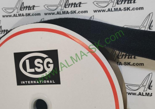 Suchý zips 40 mm SLUČKA čierna